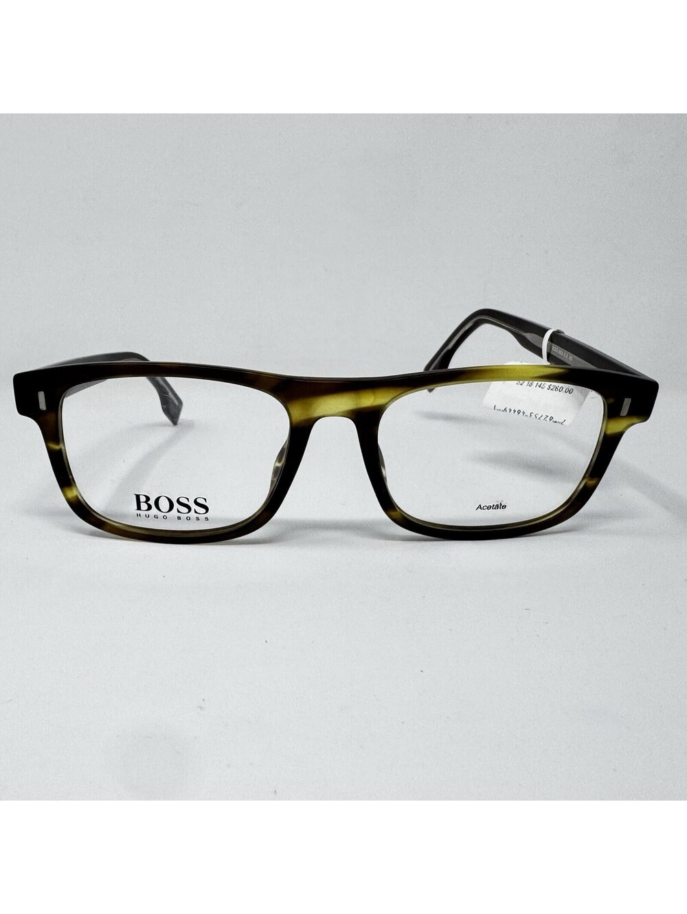 Hugo Boss BOSS 0928 BU0 Green Tortoise Eyeglass Frames 52-18-145